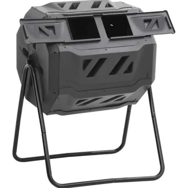 Hot The Living Store kompostbeholder til have 73x64x95 cm 160 l sort - Kompostbeholdere Kompostering
