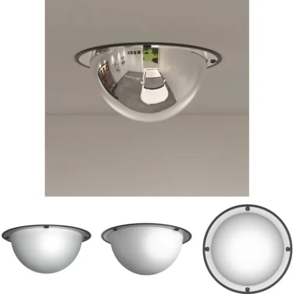 Sikkerhedsspejle^The Living Store kuppelformet trafikspejl Ø30 cm akryl - Vej- og trafikskilte