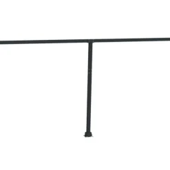Buer, Spalier, Lysthuse Uden Tag^The Living Store markisestolpesæt 450x245 cm jern antracitgrå - Markiser