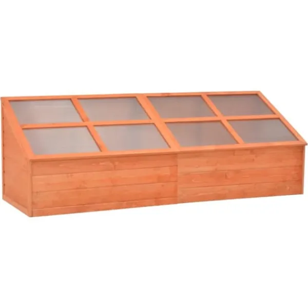 Sale The Living Store minidrivhus 180x57x62 cm træ - Drivhuse Drivhus