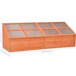 Sale The Living Store minidrivhus 180x57x62 cm træ - Drivhuse Drivhus