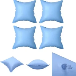 Clearance The Living Store oppustelige vinterpuder til fritstående poolovertræk 4 stk. PVC - Tilbehør til poolcovere Pool- & Spatilbehør