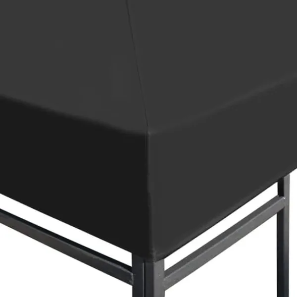 Hot The Living Store pavillontopdække 310 g/m² 4 x 3 m grå - Festtelte & havepavilloner – tage Telte & Lysthuse