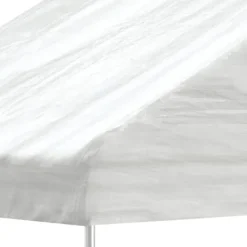 The Living Store pavillon med tag 6,69x4,08x3,22 m polyethylen hvid - Festtelte & havepavilloner Telte & Lysthuse