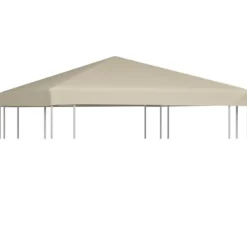 Outlet The Living Store pavillontopdække 310 g/m² 3x3 m beige - Festtelte & havepavilloner – tage Telte & Lysthuse