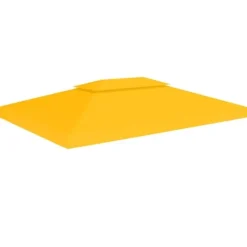 Best The Living Store pavillontopdække i 2 lag 4x3 m 310 g/m² gul - Festtelte & havepavilloner – tage Telte & Lysthuse