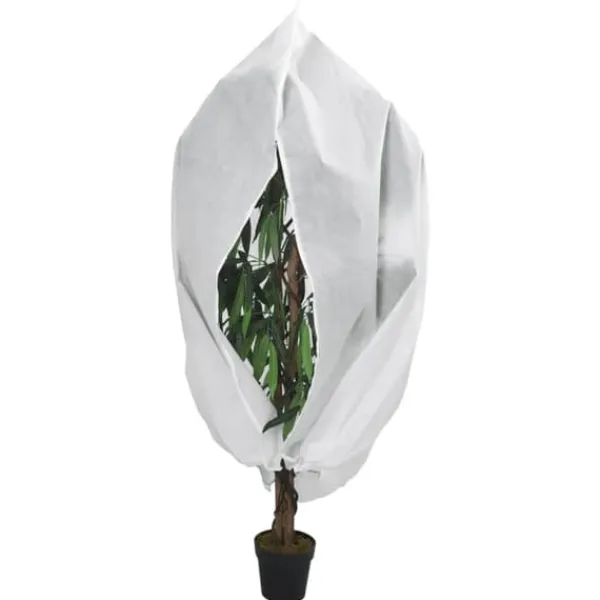 Haveduge^The Living Store plantebeskyttelse med lynlås 70 g/m² 3,93x3,5 m - Havearbejde – tilbehør