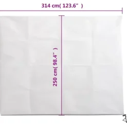 Haveduge^The Living Store plantebeskyttelse med lynlås 2 stk. 70 g/m² 3,14x2,5 m - Havearbejde – tilbehør