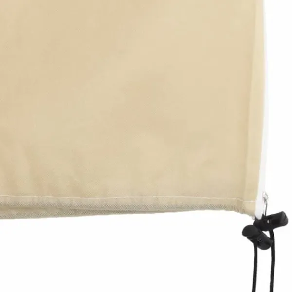 Outlet The Living Store plantebeskyttelse med lynlås 4 stk. 70 g/m² 3,93x3,5 m - Havearbejde – tilbehør Haveduge