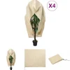 Haveduge^The Living Store plantebeskyttelse med lynlås 4 stk. 70 g/m² 2,36x2 m - Havearbejde – tilbehør