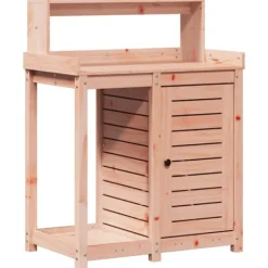 Plantningsbænke^The Living Store plantebord med hylder 82,5x50x109,5 cm massivt douglasgran - Planteborde