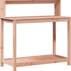 Hot The Living Store plantebord med hylder 108x50x109,5 cm massivt douglasgran - Planteborde Plantningsbænke