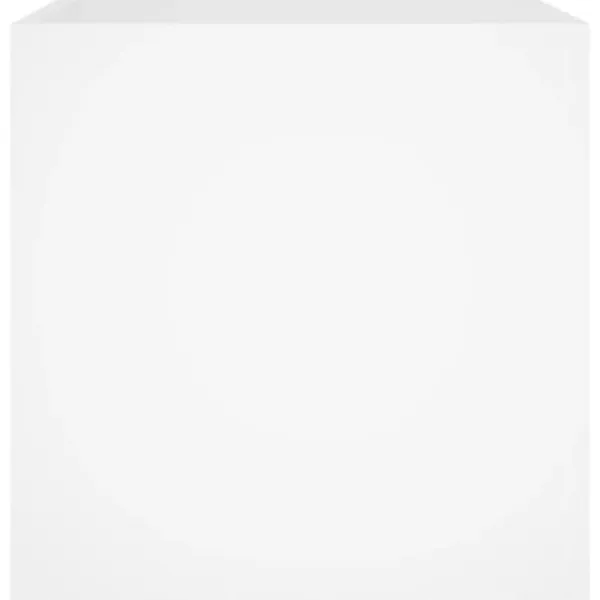 Best The Living Store plantekasse 40x40x40 cm konstrueret træ hvid - Plantekrukker Krukker & Plantebeholdere
