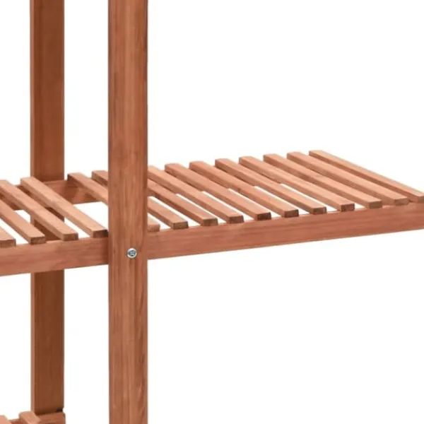 Plantestativer^The Living Store plantestativ 86x36x139 cm cedertræ - Planteborde