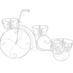 Plantestativer^The Living Store plantestativ cykelform vintagestil metal - Planteborde