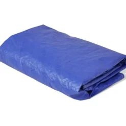 Pool- & Spatilbehør^The Living Store poolovertræk PE rundt 460 cm 90 g/m² - Poolovertræk