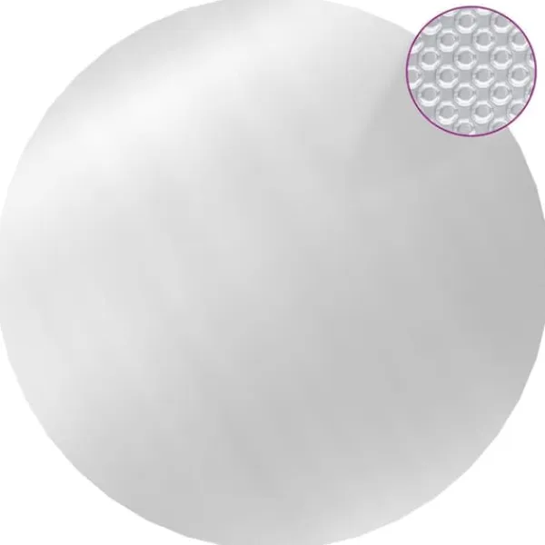 Hot The Living Store poolovertræk 455 cm PE sølvfarvet - Poolovertræk Pool- & Spatilbehør