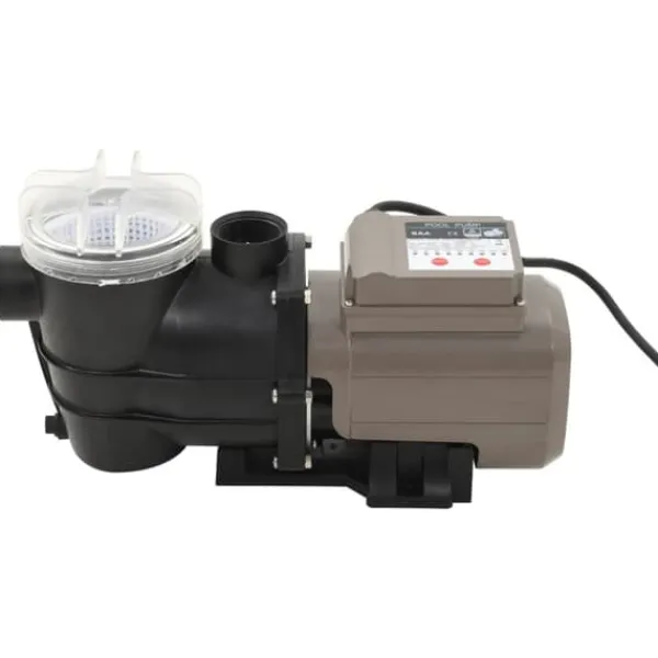 Best The Living Store poolpumpe med timer 0,25 HK 8000 l/t. sort - Pool & spa – filtre Pool- & Spatilbehør
