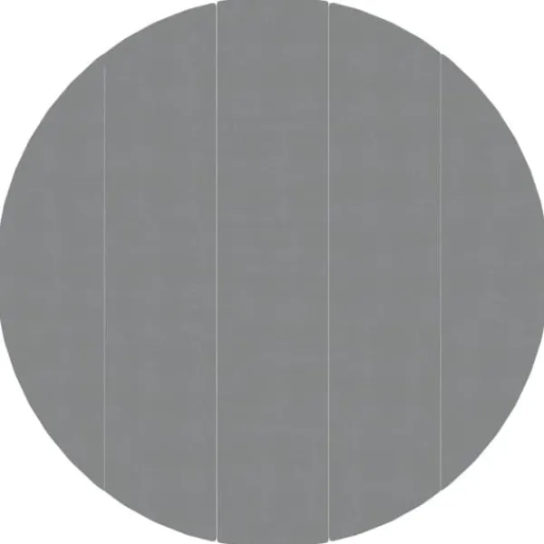 Pool- & Spatilbehør^The Living Store poolunderlag Ø550 cm polyester-geotekstil lysegrå - Poolovertræk