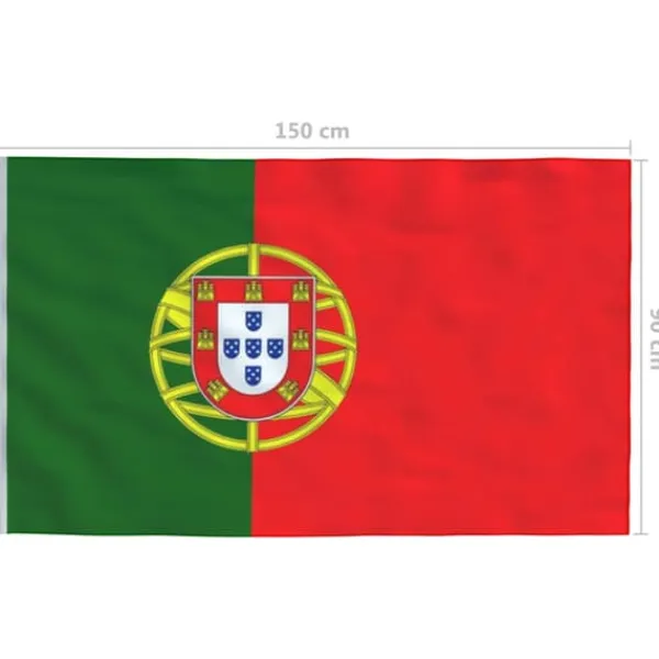 Best The Living Store Portugals flag 90x150 cm - Flag & vimpler Flag & Vindposer