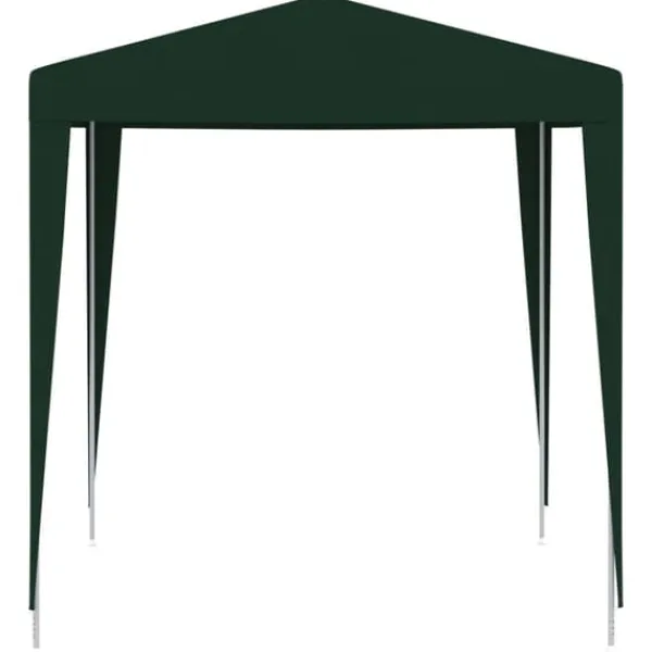 Outlet The Living Store professionelt festtelt 2x2 m grøn - Festtelte & havepavilloner Telte & Lysthuse