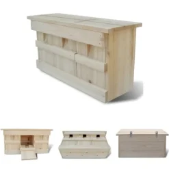 Online The Living Store redekasse til spurve 44 x 15,5 x 21,5 cm - Fuglehuse Til Fugle & Småvildt