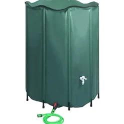 Discount The Living Store sammenklappelig regnvandsbeholder med hane 1250 l - Vandingsartikler Regntønder
