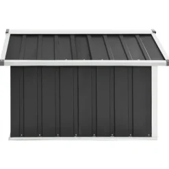 New The Living Store skur til robotplæneklipper 92x97x63 cm galvaniseret stål grå - Skure & Redskabsskure Skure, Garager & Carports