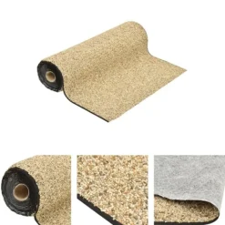 The Living Store stenfolie 200x100 cm naturligt sand - Fontæner & havedamme – tilbehør Springvand & Damme