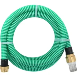 Vanding^The Living Store sugeslange med messingkoblinger 1,1" 20 m PVC grøn - Haveslanger