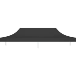 Sale The Living Store tag til festtelt 6x3 m 270 g/m² sort - Festtelte & havepavilloner – tage Telte & Lysthuse
