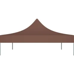 Telte & Lysthuse^The Living Store tag til festtelt 4x3 m 270 g/m² brun - Festtelte & havepavilloner – tage