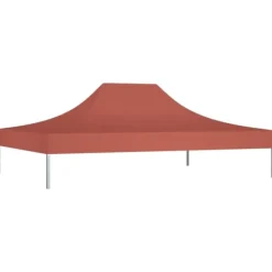 Telte & Lysthuse^The Living Store tag til festtelt 4x3 m 270 g/m² terrakottafarvet - Festtelte & havepavilloner – tage