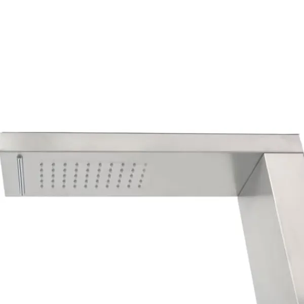 Sale The Living Store udendørsbruser firkantet design rustfrit stål - Pool & spa – tilbehør Pool- & Spatilbehør