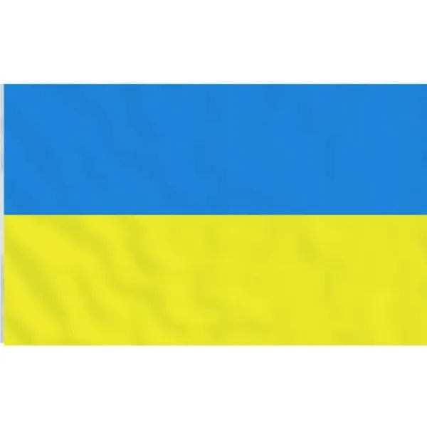 Flag & Vindposer^The Living Store Ukraine flag og flagstang 6,23 m aluminium - Flag & vimpler