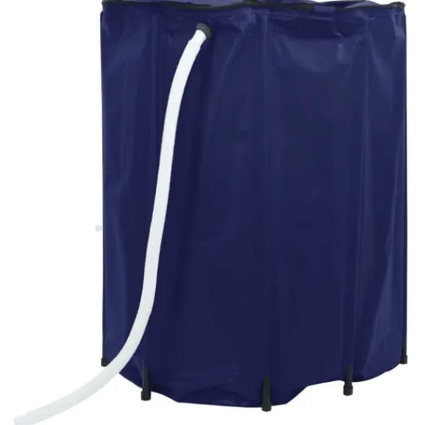 Regntønder^The Living Store vandtank med hane sammenfoldelig 1350 l PVC - Vandingsartikler