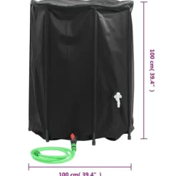 Sale The Living Store vandtank med hane sammenfoldelig 750 l PVC - Vandingsartikler Regntønder