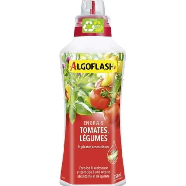 Clearance Tomat och vegetabiliska gödningsmedel - ALGOFLASH NATURASOL - 750 ml Gødningsmidler