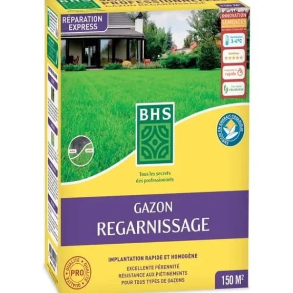 Jord & Sand^Torr Ground Replenishment Lawn - BHS - 3kg | 150 m² | Stark och hållbar, med utmärkt hållbarhet och tolerans mot tramp.