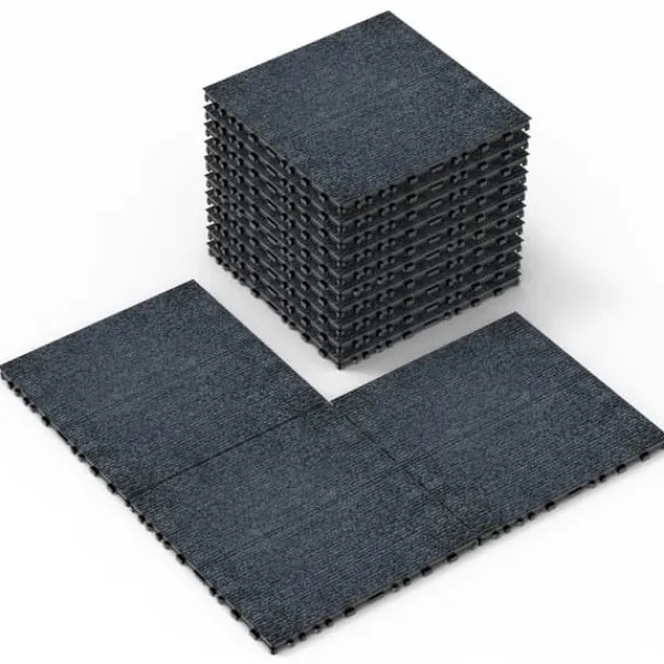 Havedekorationer^Tæppe Gulvfliser 12 "til terrassegulv, DIY modulære forbindelsesfliser, nem og hurtig installation, Fliser til terrasse ved poolen, balkon, have,
