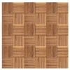New Træ terrassefliser - Kliksystem 30x30 cm, 36 stk - 22 mm Tykkelse - Skridsikre - Vandtætte - Inde/Ude - Kamferfyr - Brun Havedekorationer
