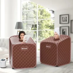 Discount Transportabel dampsauna spa, 85x84x106 cm, Sort Sauna