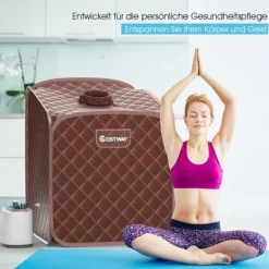 Discount Transportabel dampsauna spa, 85x84x106 cm, Sort Sauna