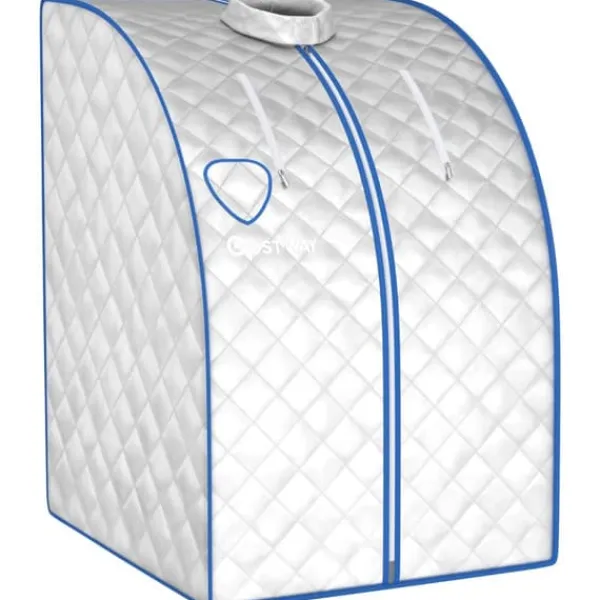 Discount Transportabel Dampsauna, 78x87x100 cm, Sølv Sauna