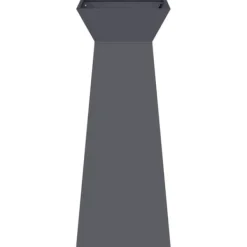 Trapezoidal Søjle Plantekasse i Stål | Farve: Antracit | Størrelse: 40 x 40 x 100 cm Plantestativer