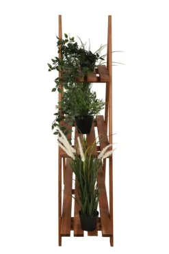 Plantestativer^Træblomsterstativ 107x101x26 cm - RP/ 3-niveau/ Brun