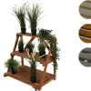 Discount Træblomsterstativ 90x85x67 cm - RP/ 3-niveau/ Brun Plantestativer