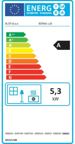 Viking Choice Brændeovne^Træbrændeovn - antracit - 6,6 kW til 8,5 kW