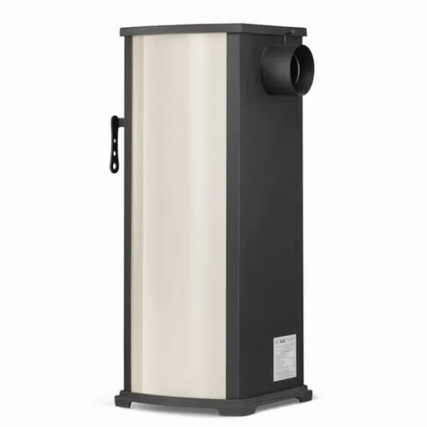 New Træbrændeovn - antracit & beige - 8,5kW Brændeovne