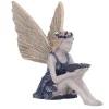 Sale Trädgård Solros Fairy Statue Mytisk Fairy Staty Vacker ängelskulptur dekorativ figur Havedekorationer